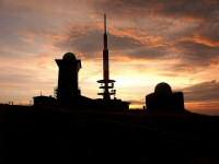 Abendd&auml;mmerung &uuml;ber dem Brocken