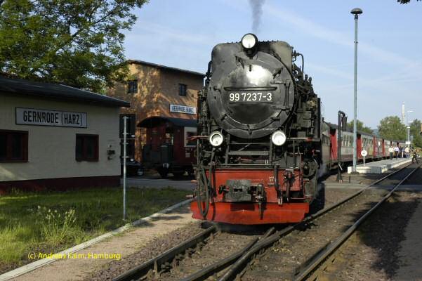 Lok 99&nbsp;7237 im Bf Gernrode
