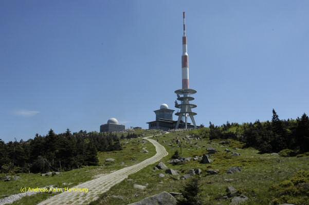 Blick zum Brockengipfel