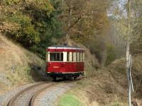 Triebwagen 187 001 bei einem Fotohalt