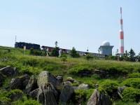 Sonderzug des FKS im Bahnhof Brocken