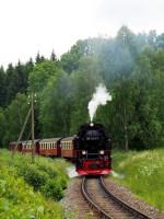 Scheinanfahrt bei Kilometer 8,5 zwischen Bf Mägdesprung und Bf Sternhaus Ramberg