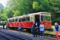 Im Bahnhof Sternhaus Ramberg wurde eine Pause eingelegt.