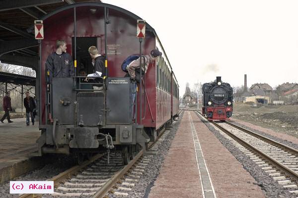 Lok 996102 im Bf Quedlinburg